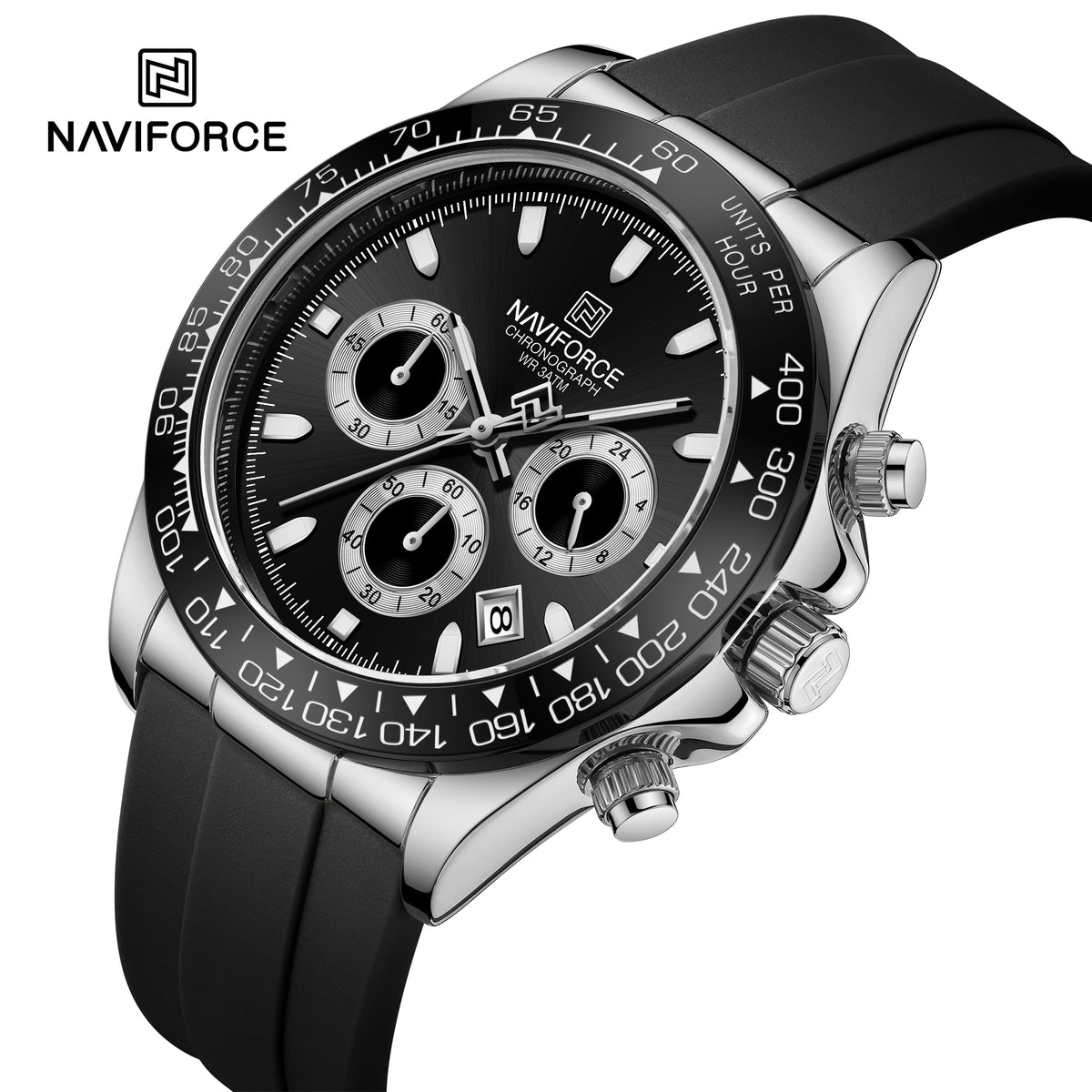 NAVIFORCE NF8054 S/B/B Men Watch