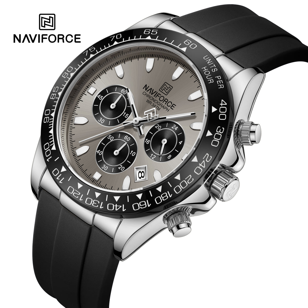 NAVIFORCE NF8054 S/GY/B Men Watch