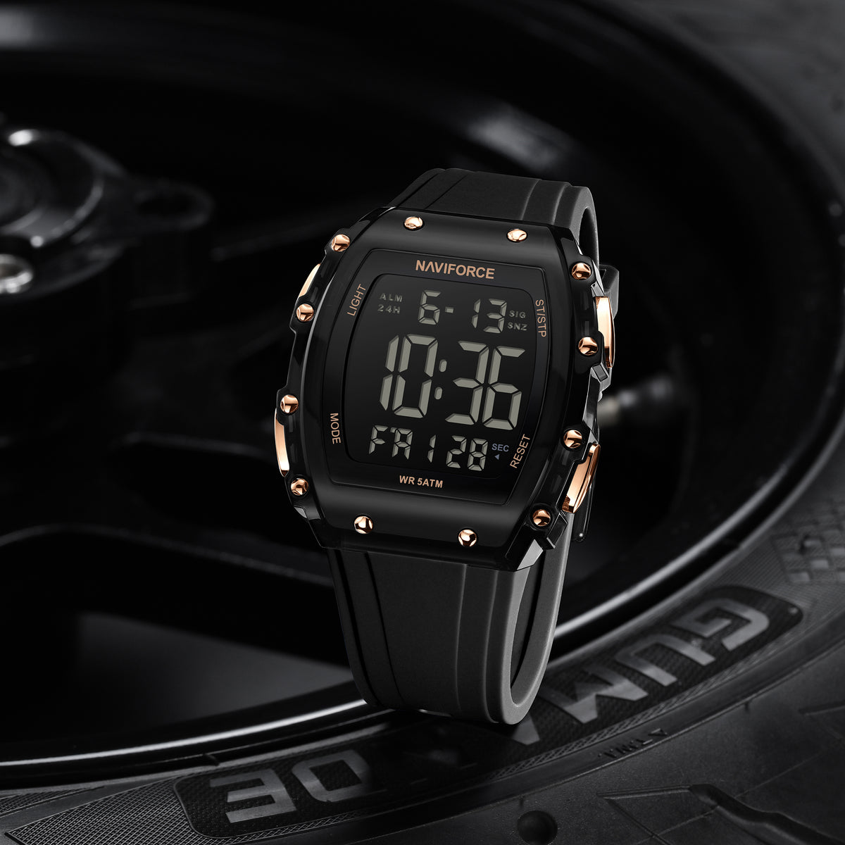 NAVIFORCE NF6107 B/RG Men Watch