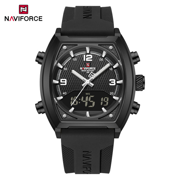 NAVIFORCE NF9242 B/W/B Men Watch