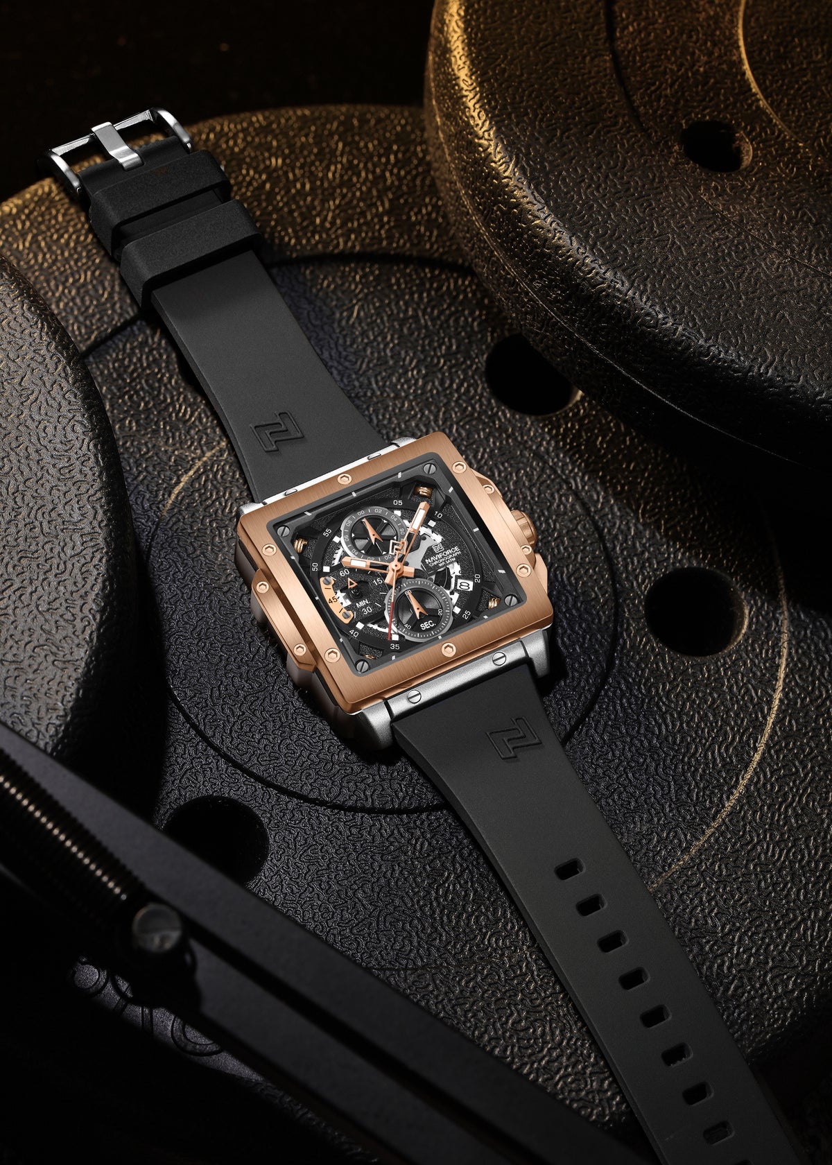 NAVIFORCE NF8064 S/RG/B Men Watch