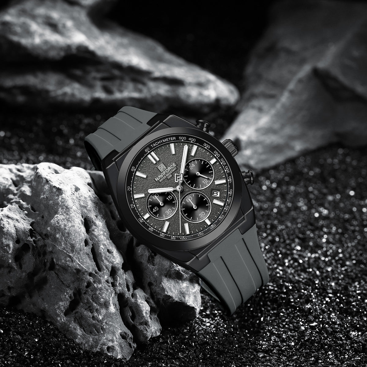 NAVIFORCE NF8080 B/GY/GY Men Watch