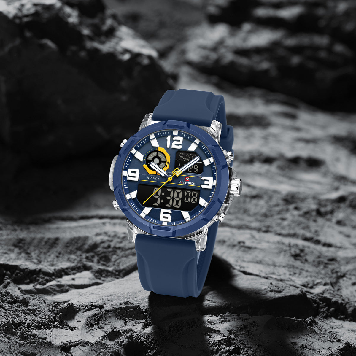 NAVIFORCE NF7130 S/W/BE Men Watch
