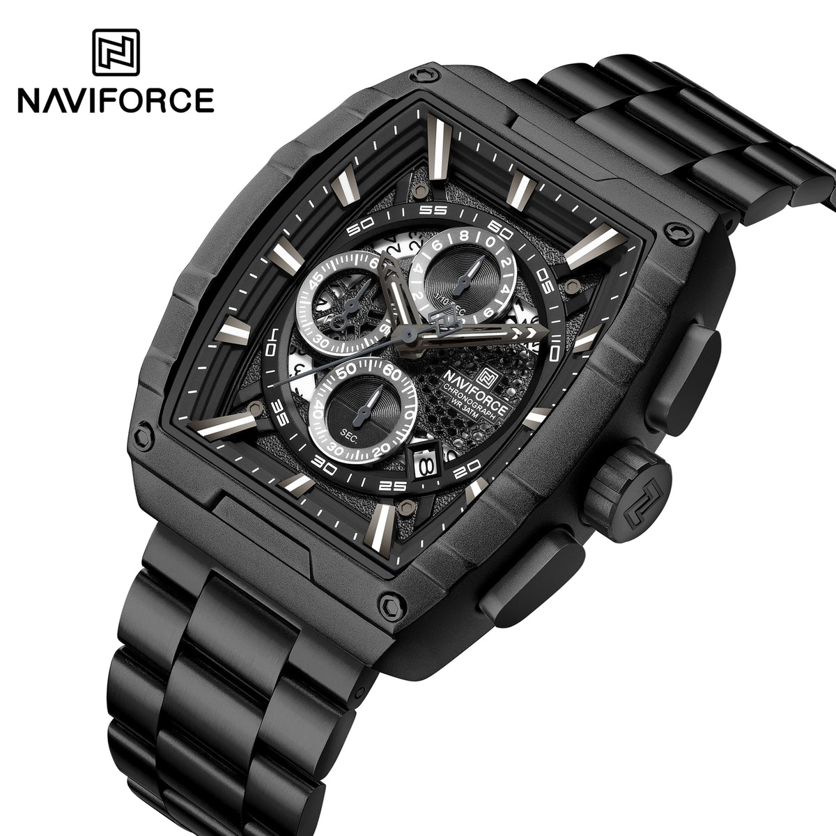NAVIFORCE NF8066 B/B/B Men Watch