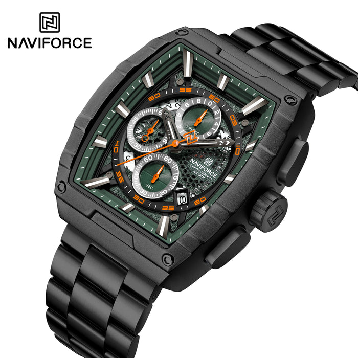NAVIFORCE NF8066 B/GN/B Men Watch