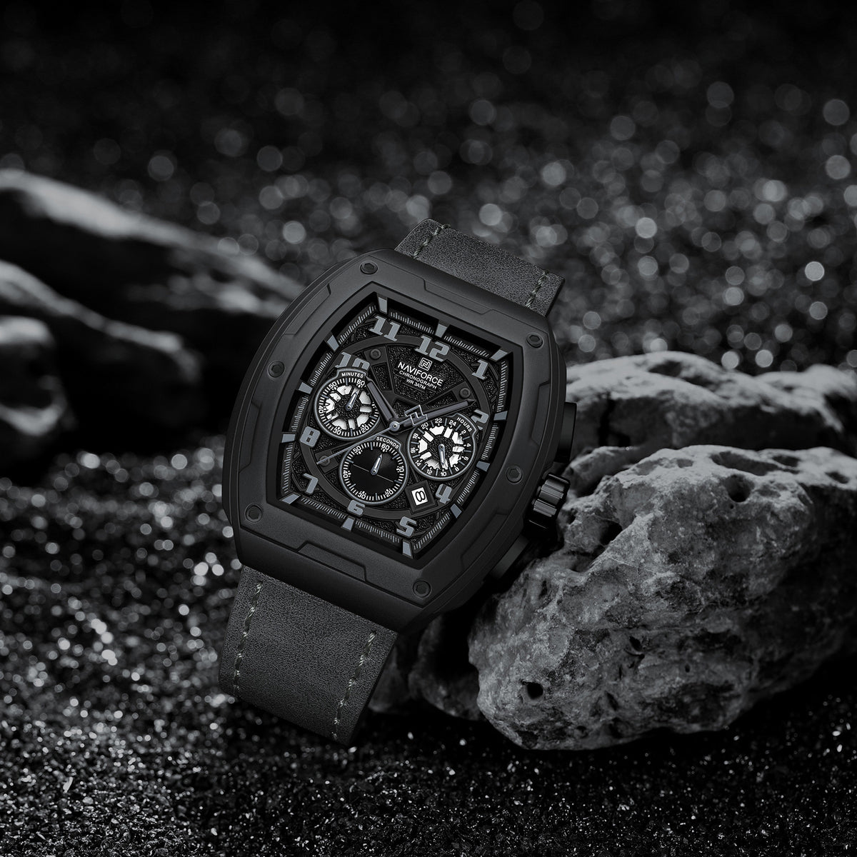 NAVIFORCE NF8053 B/GY/GY Men Watch
