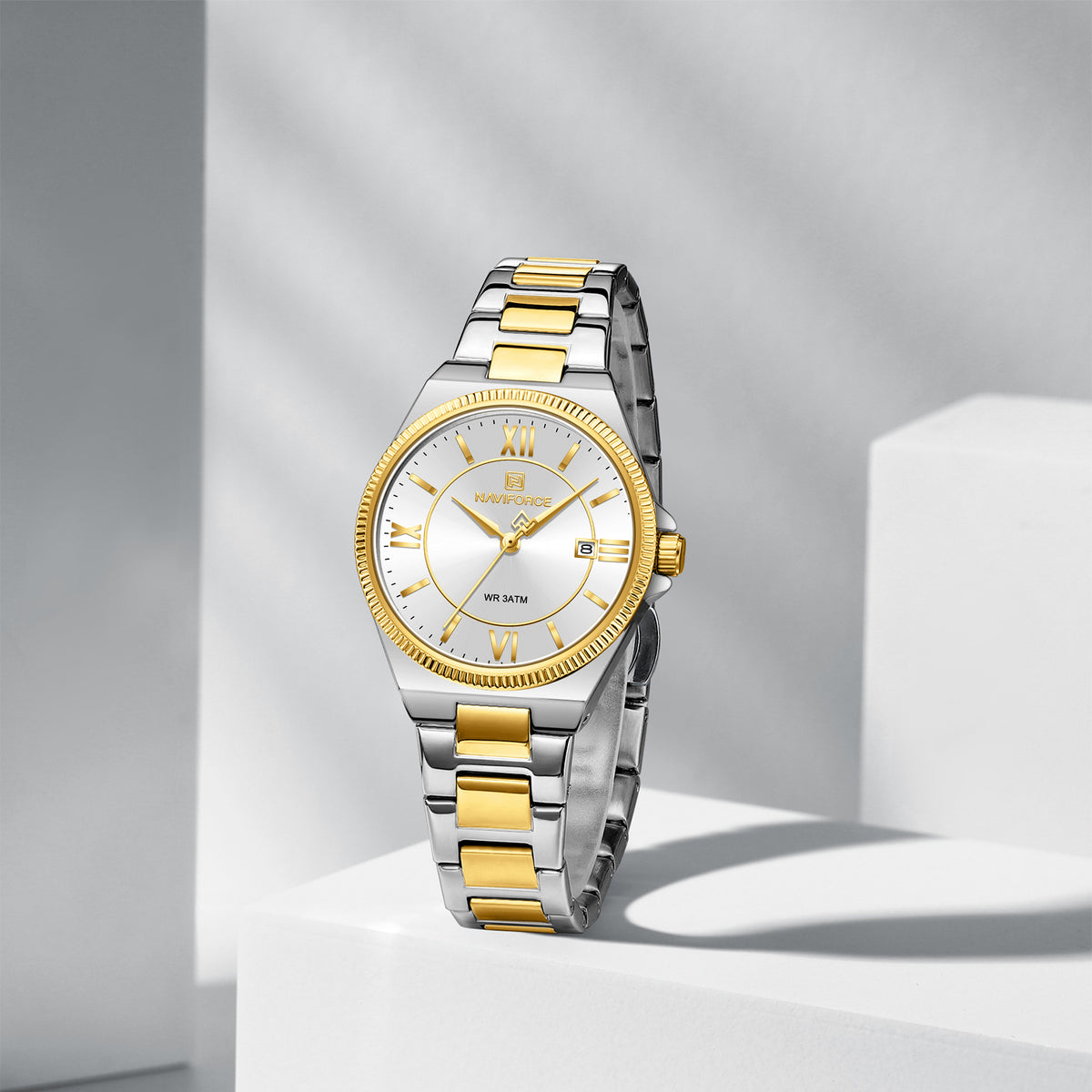 NAVIFORCE NF5073 G/W Women Watch