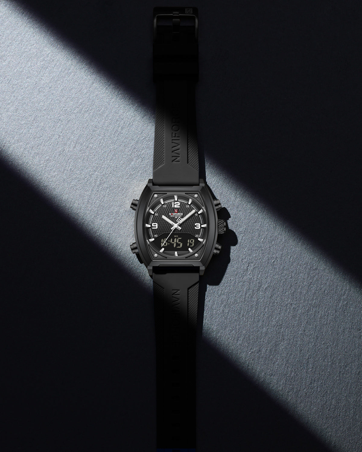 NAVIFORCE NF9242 B/W/B Men Watch