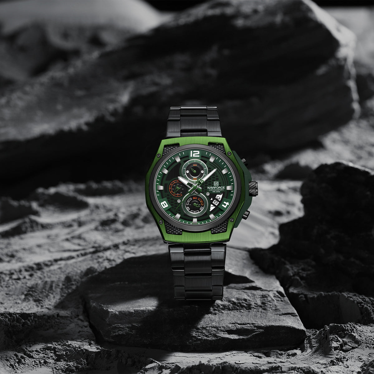 NAVIFORCE NF8051S B/GN/B Men Watch