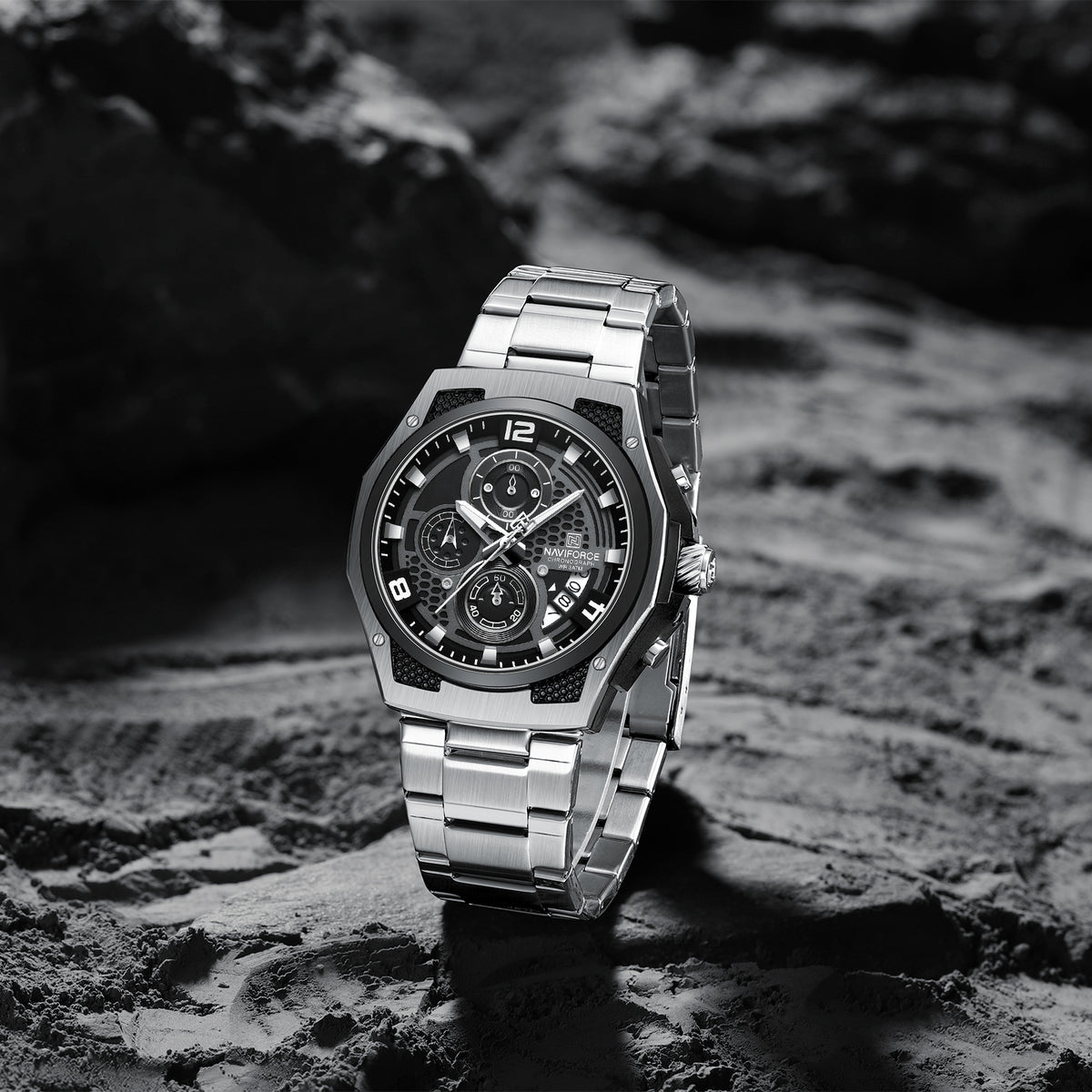 NAVIFORCE NF8051S S/B/S Men Watch