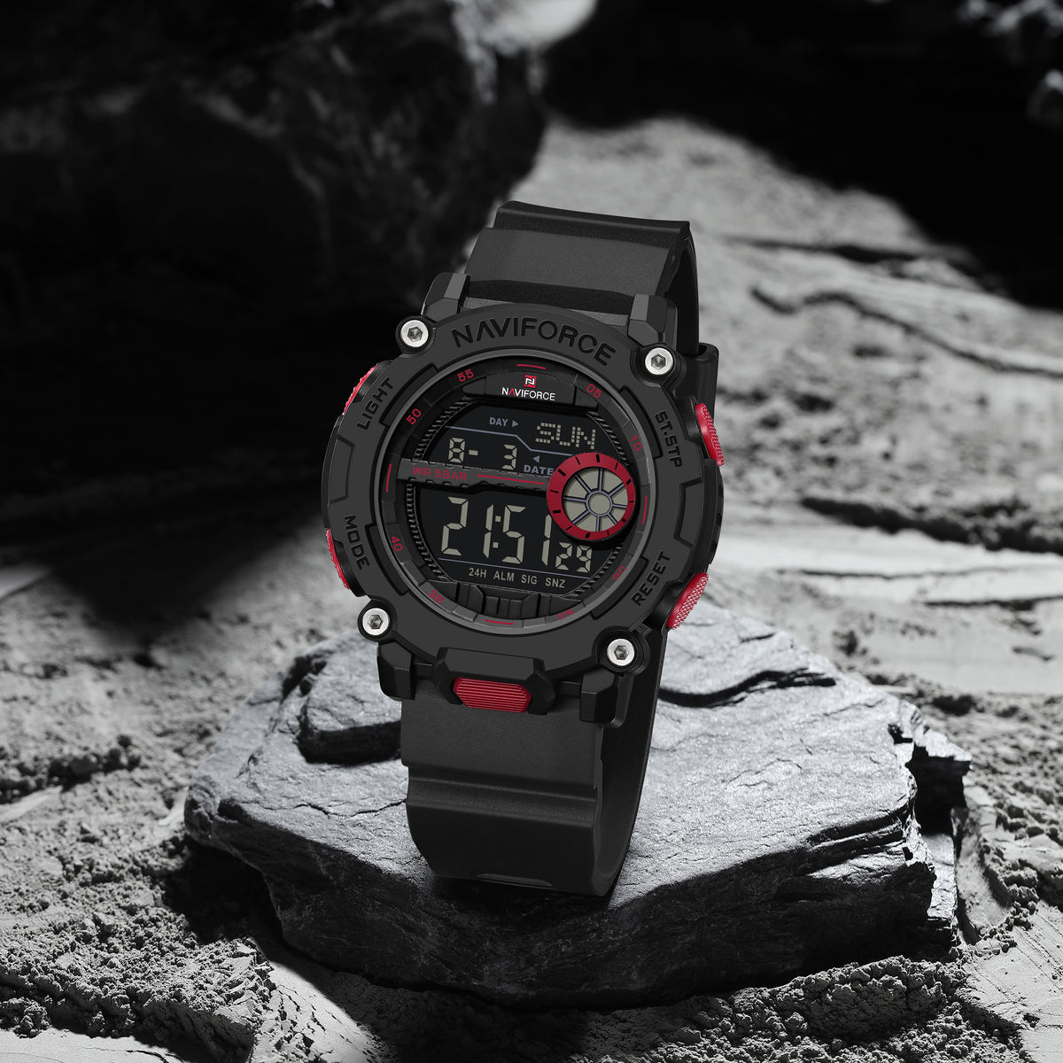 NAVIFORCE NF7133 B/R/B Men Watch