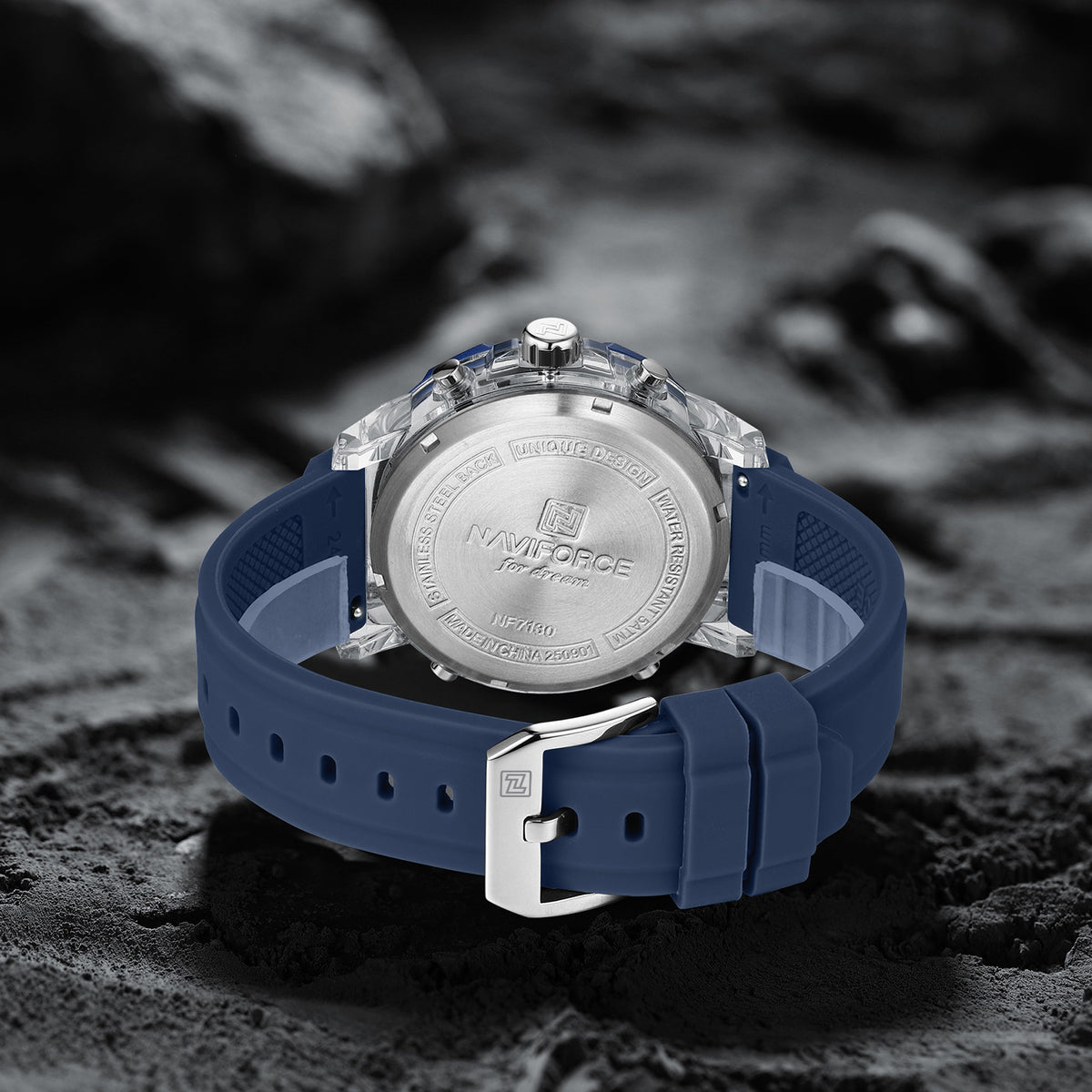 NAVIFORCE NF7130 S/W/BE Men Watch