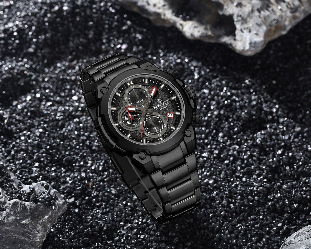 NAVIFORCE NF8071 B/B/B Men Watch