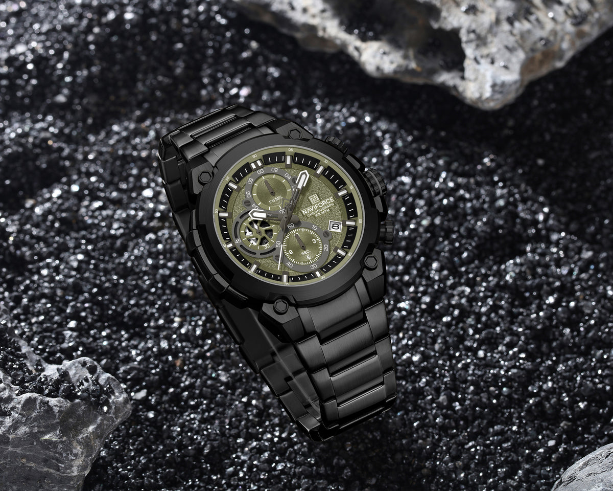 NAVIFORCE NF8071 B/GN/B Men Watch