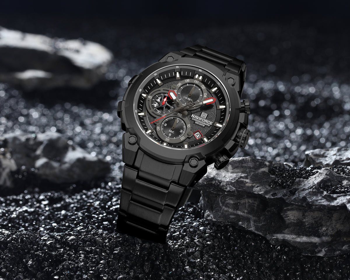 NAVIFORCE NF8071 B/B/B Men Watch