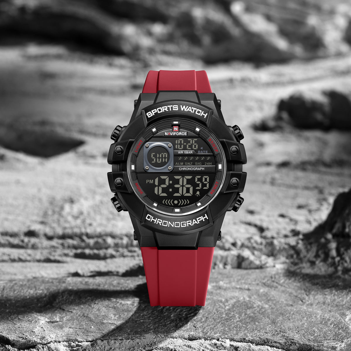 NAVIFORCE NF6102 B/R/R Men Watch