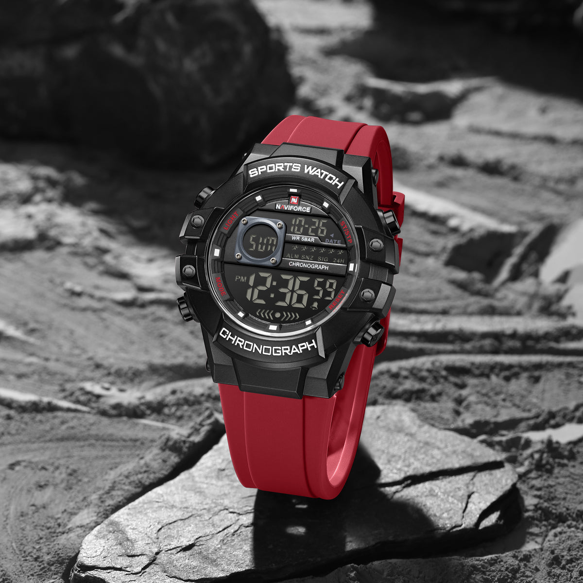 NAVIFORCE NF6102 B/R/R Men Watch