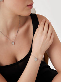 GUESS AMORE Silver-Tone Bracelet