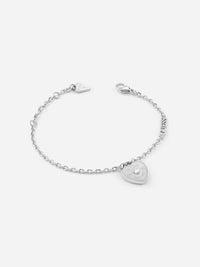 GUESS AMORE Silver-Tone Bracelet