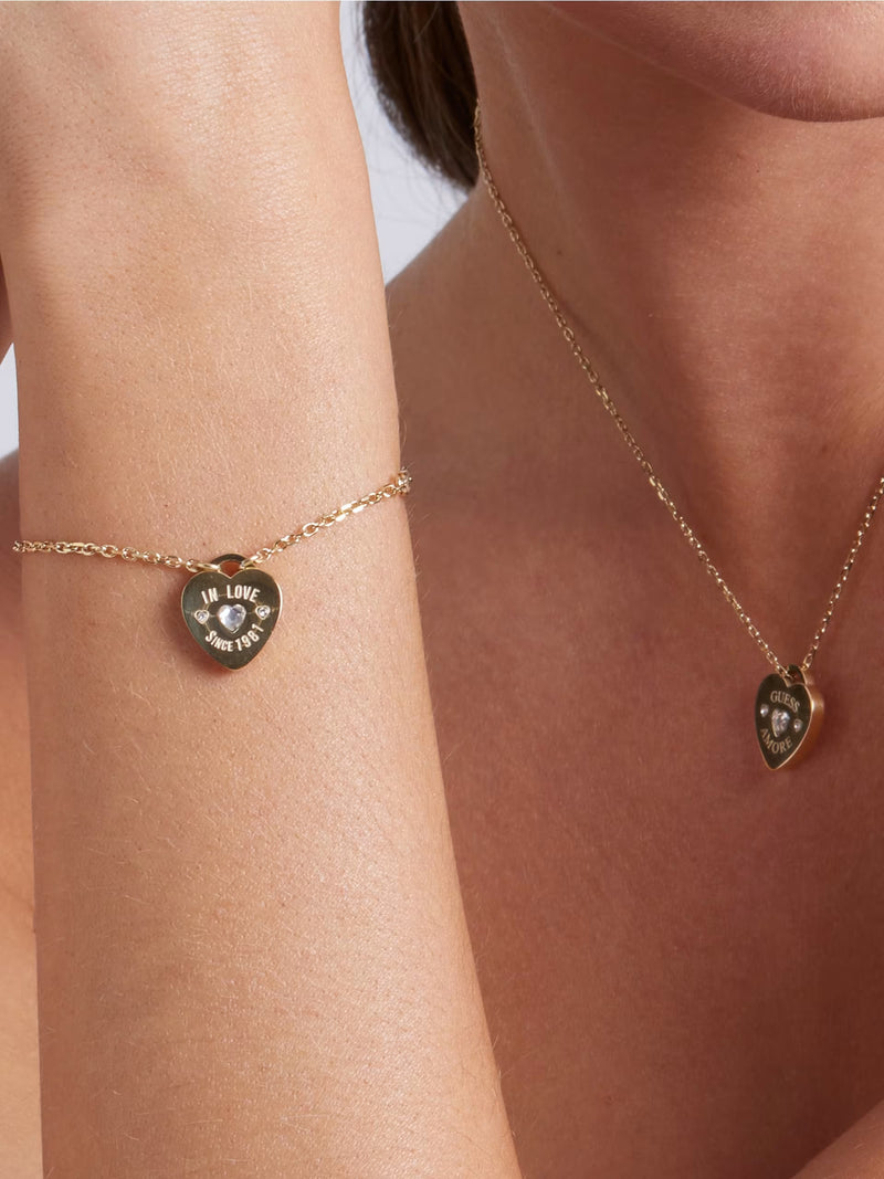 GUESS AMORE Gold Plated Bracelet