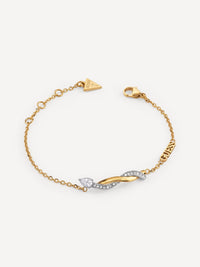 GUESS TWIST Silver & Gold Plated Bracelet