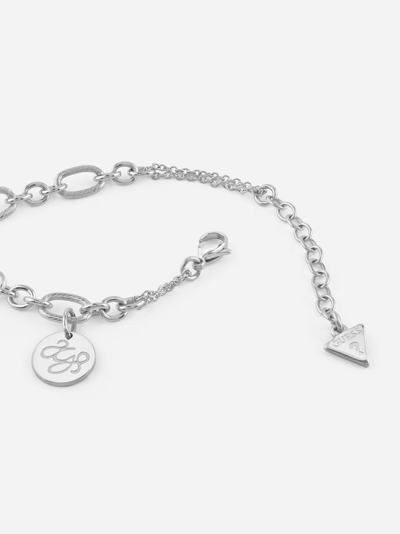 GUESS VINTAGE GUESS Silver-Tone Bracelet – GC Shop Egypt