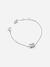 GUESS BAMBOO Silver-Tone Bracelet