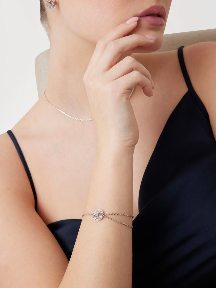 GUESS BLOOMING SUMMER Silver-Tone Bracelet