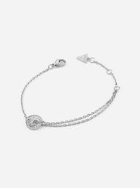 GUESS BLOOMING SUMMER Silver-Tone Bracelet