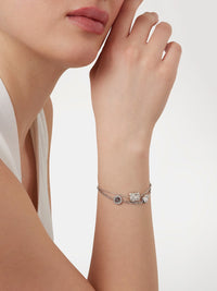 GUESS 4G LIGHT Silver-Tone Bracelet