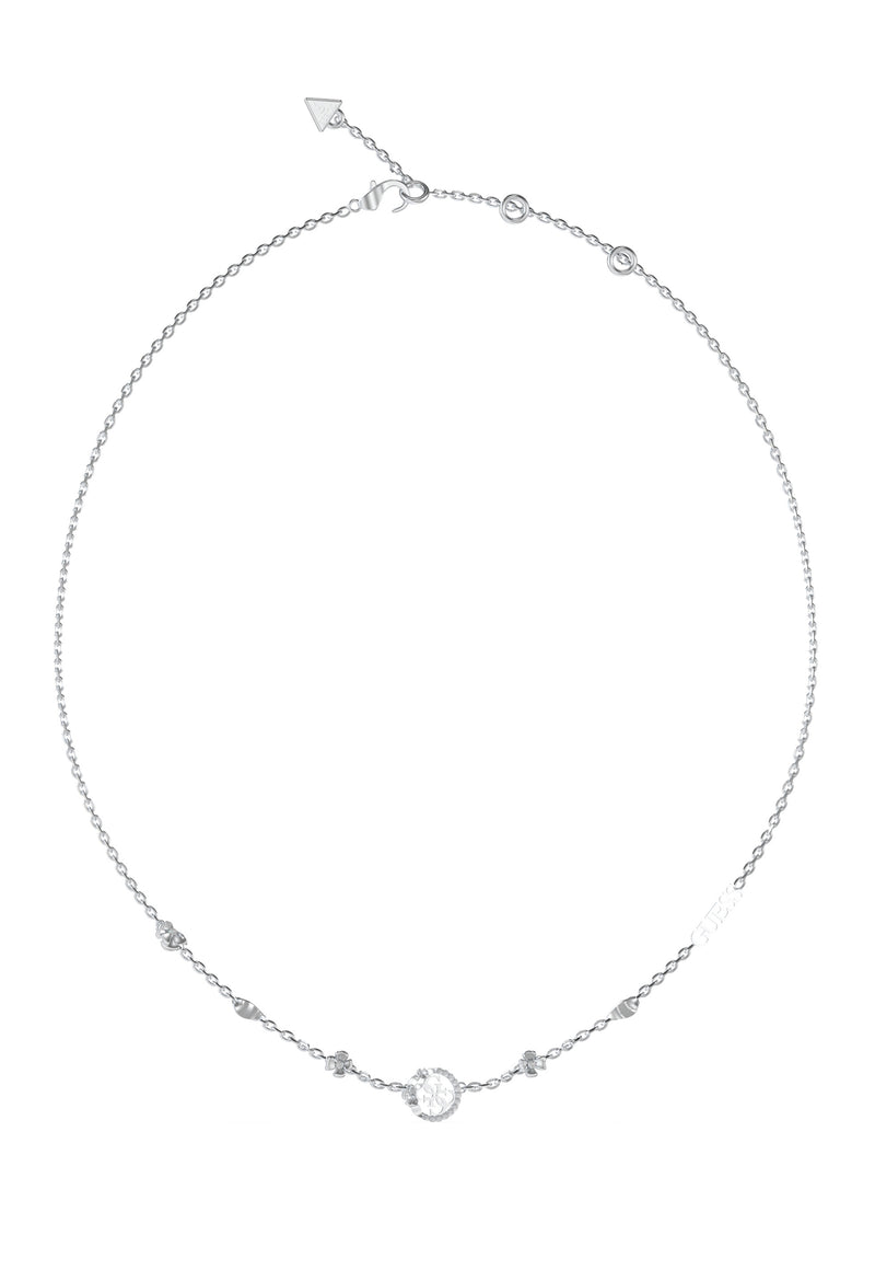 GUESS 4 LOVE Silver-Tone Necklace