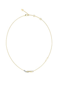 GUESS TWIST Silver & Gold Plated Necklace