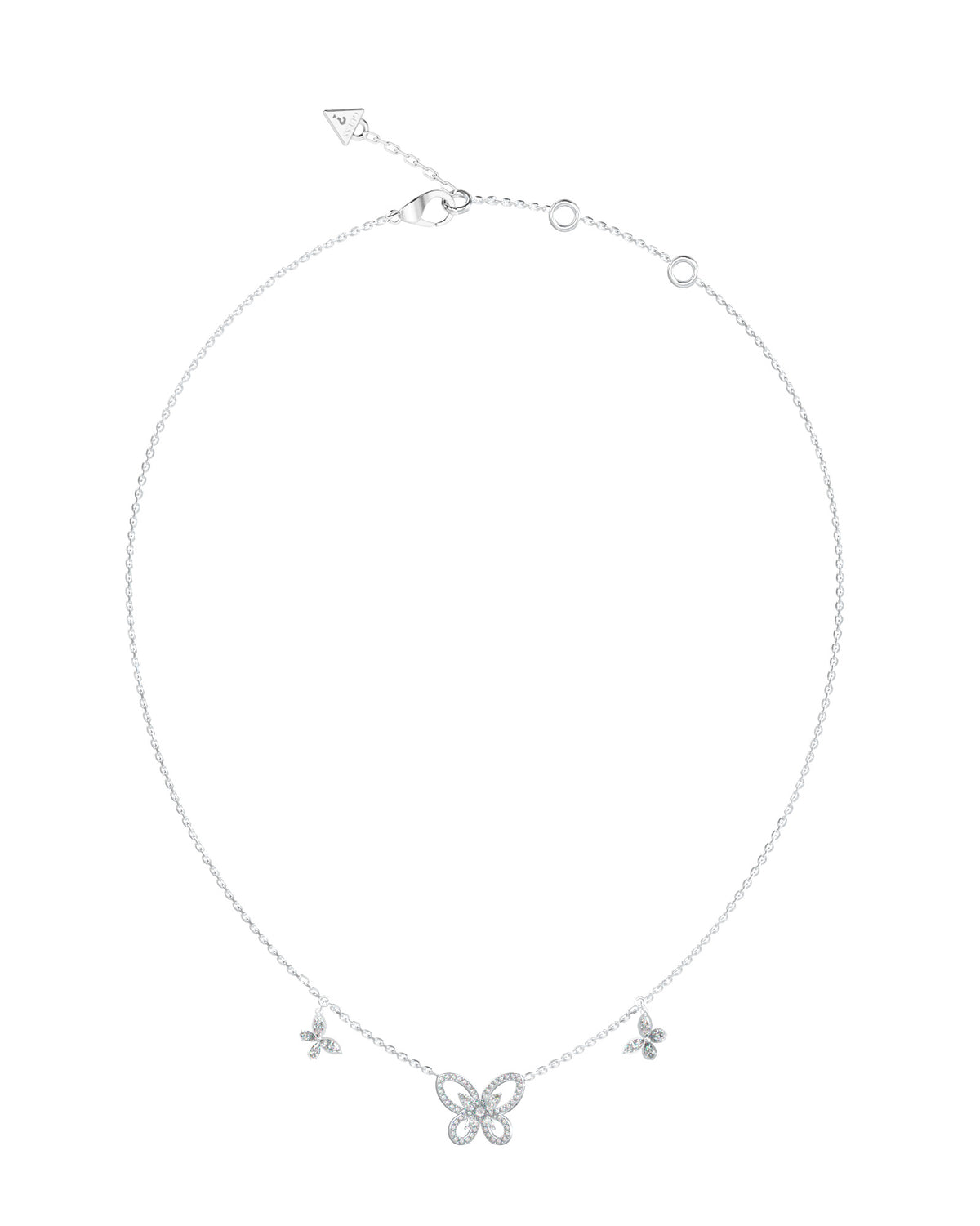 GUESS LILY Silver-Tone Necklace
