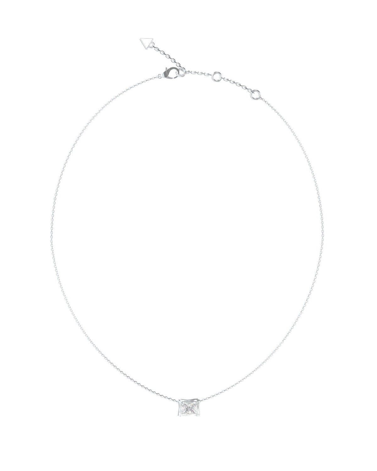 GUESS BAMBOO Silver-Tone Necklace