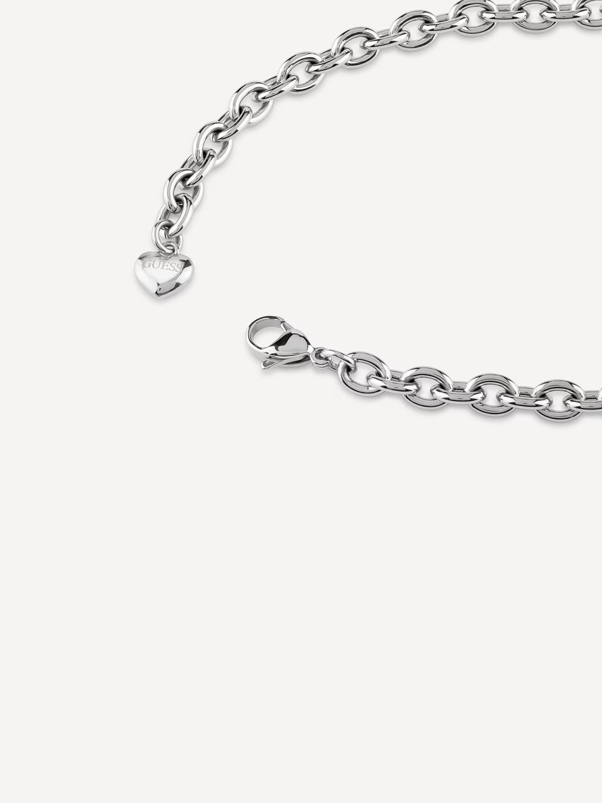 GUESS CRAZY IN LOVE Silver-Tone Necklace
