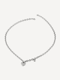 GUESS CRAZY IN LOVE Silver-Tone Necklace