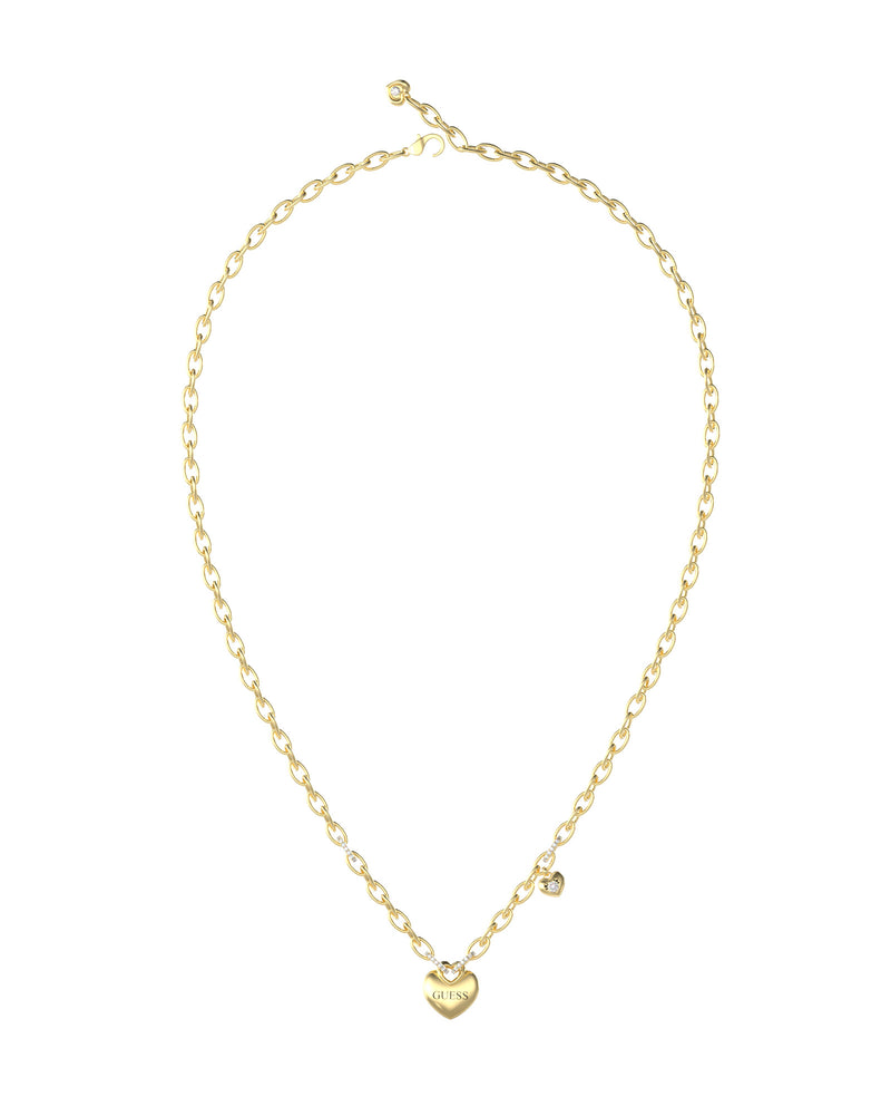 GUESS CRAZY IN LOVE Gold Plated Necklace