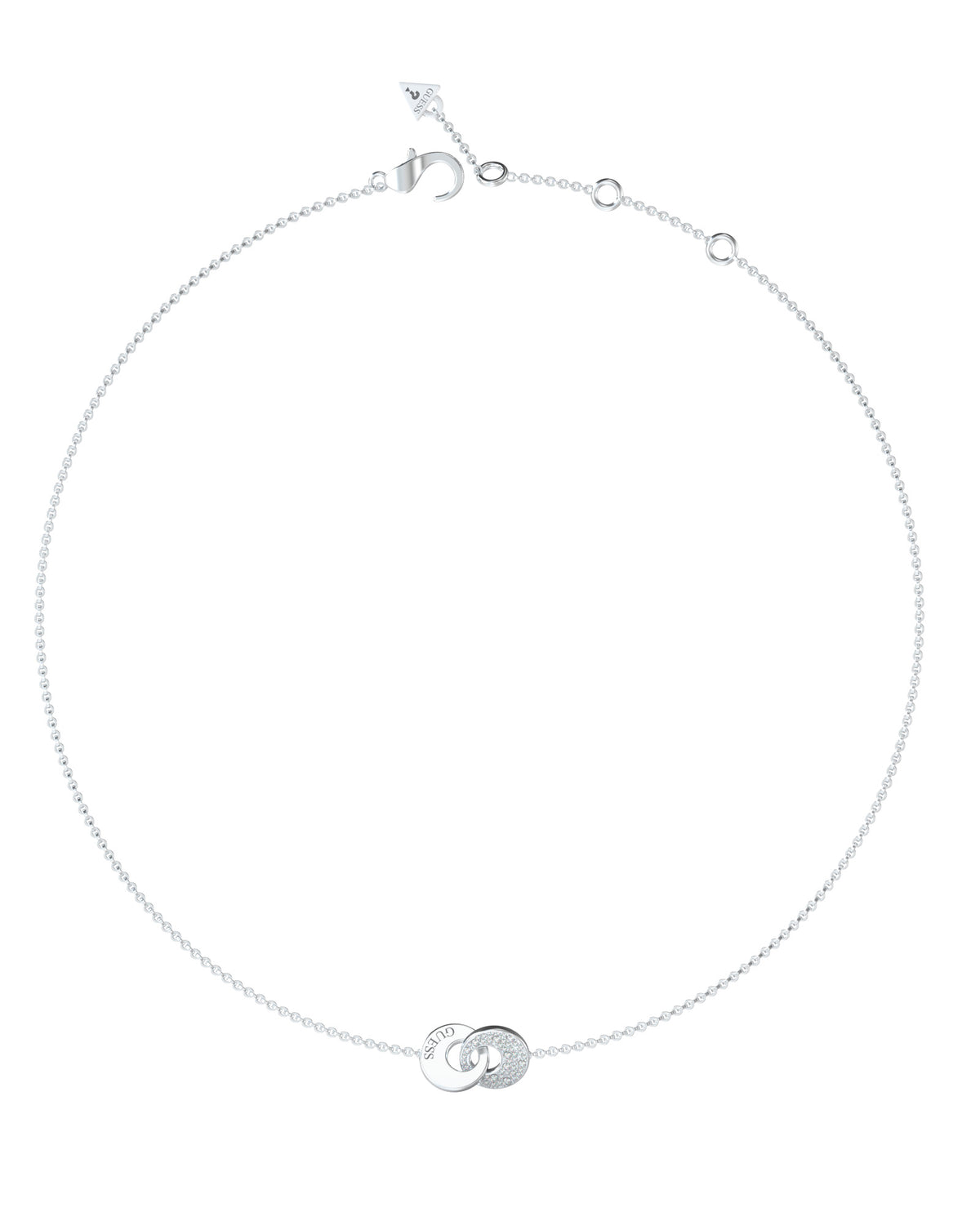 GUESS BLOOMING SUMMER Silver-Tone Necklace