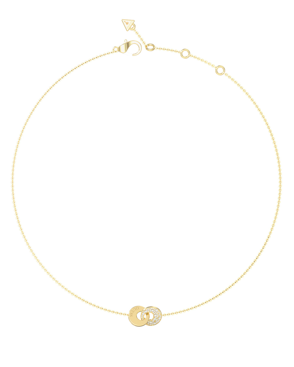 GUESS BLOOMING SUMMER Gold Plated Necklace