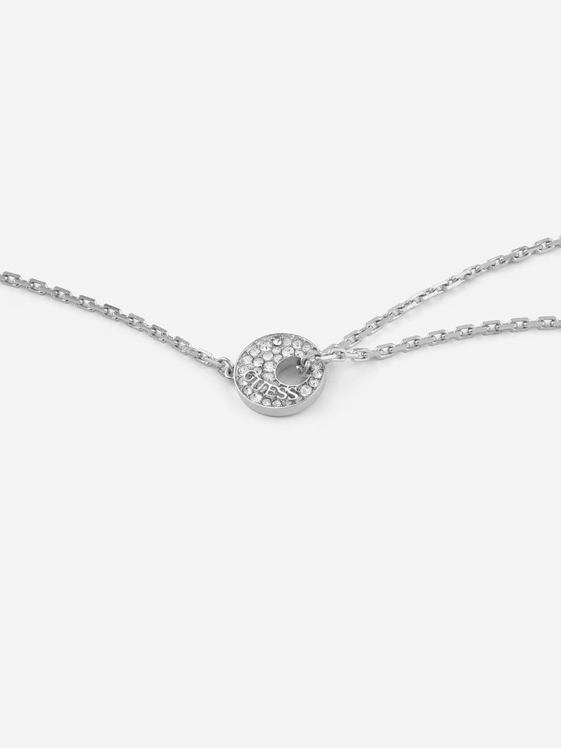 GUESS BLOOMING SUMMER Silver-Tone Necklace
