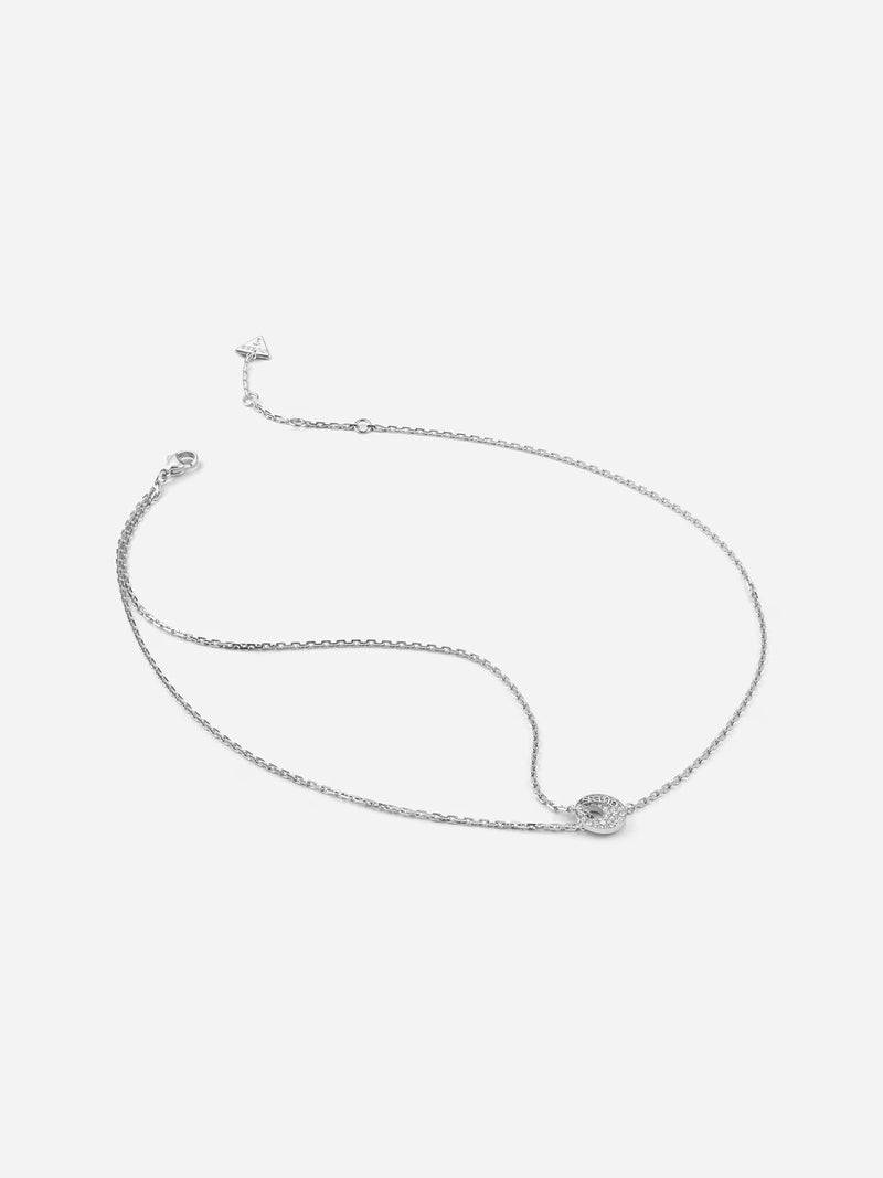 GUESS BLOOMING SUMMER Silver-Tone Necklace