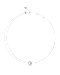 GUESS BLOOMING SUMMER Silver-Tone Necklace