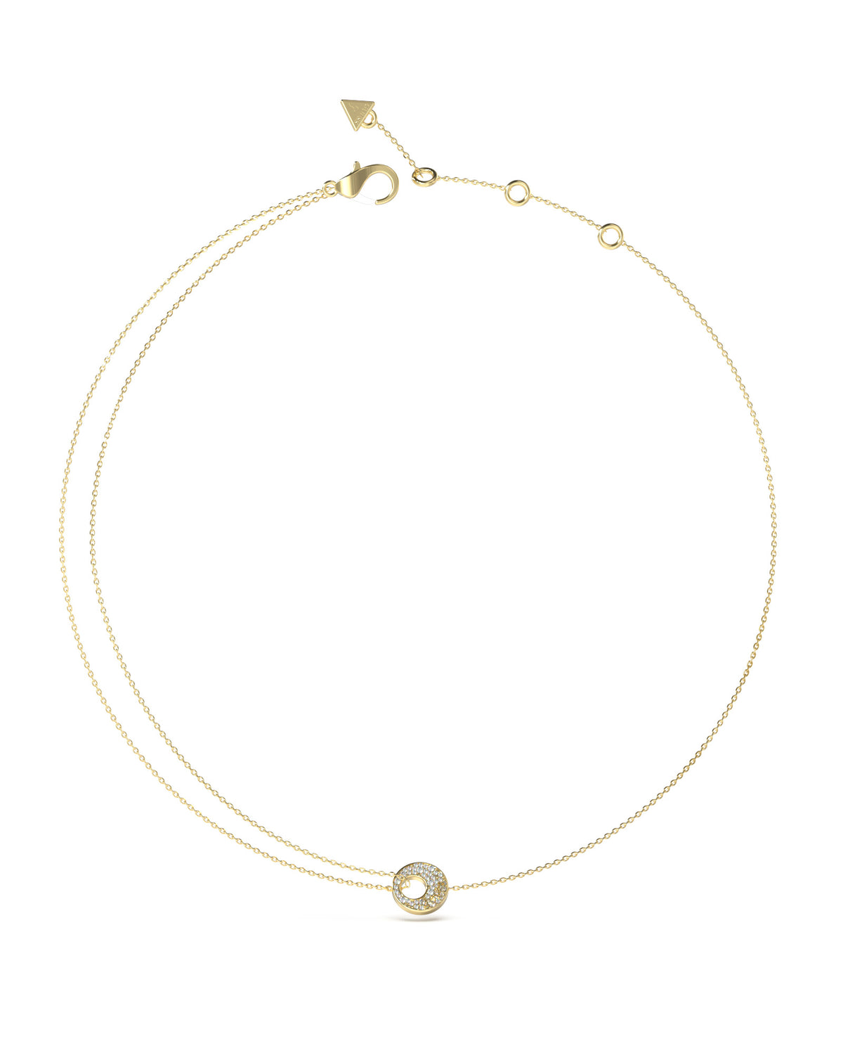 GUESS BLOOMING SUMMER Gold Plated Necklace