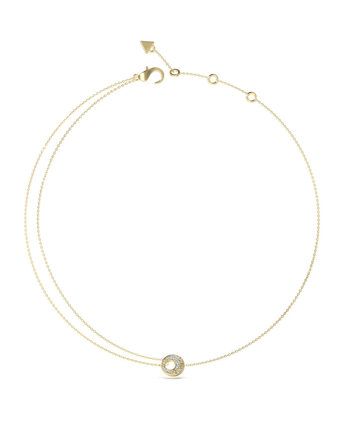 GUESS BLOOMING SUMMER Gold Plated Necklace