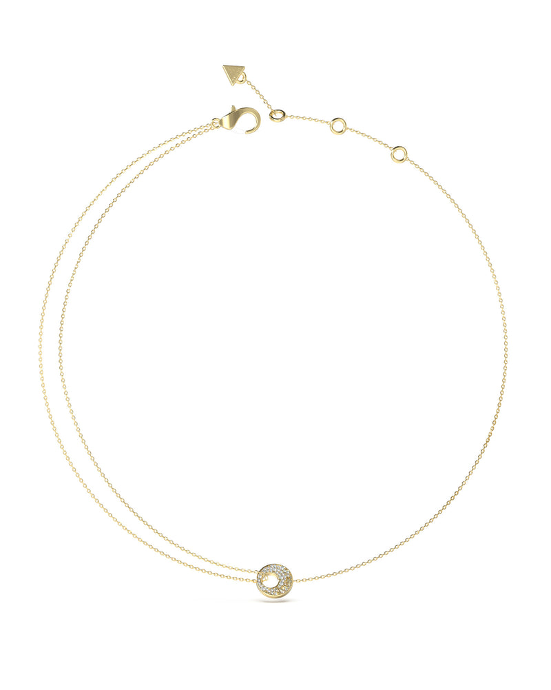 GUESS BLOOMING SUMMER Gold Plated Necklace