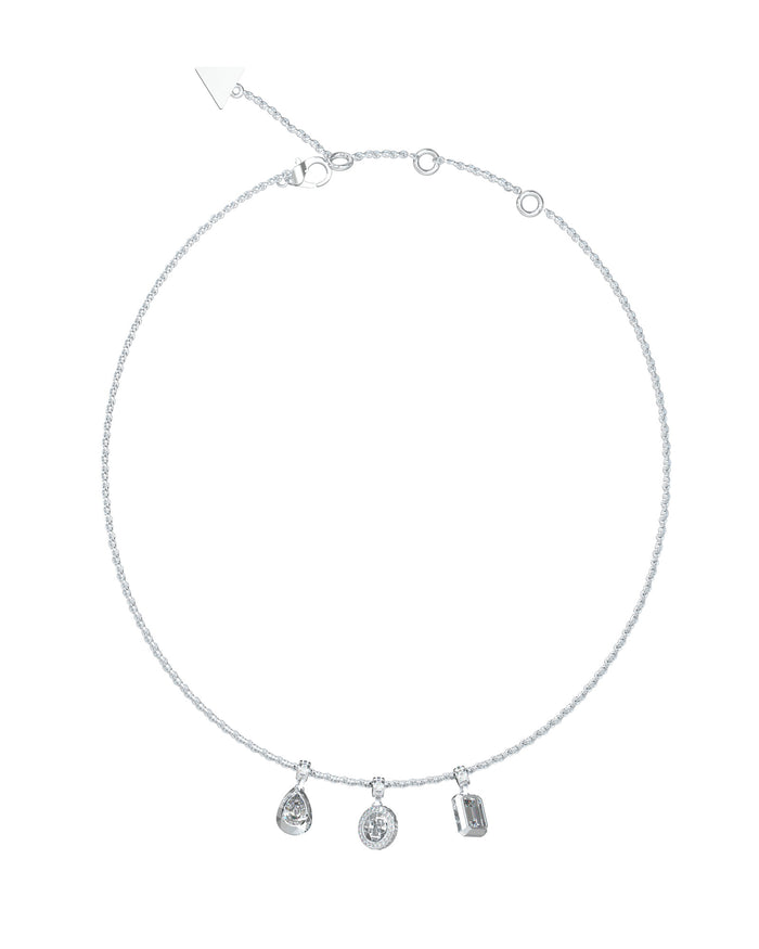 GUESS 4G LIGHT Silver-Tone Necklace