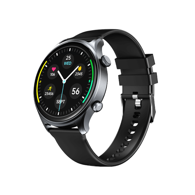 RIVERSONG Motive 7C 1.52" Bluetooth Calling Smart Watch - SW71 Black