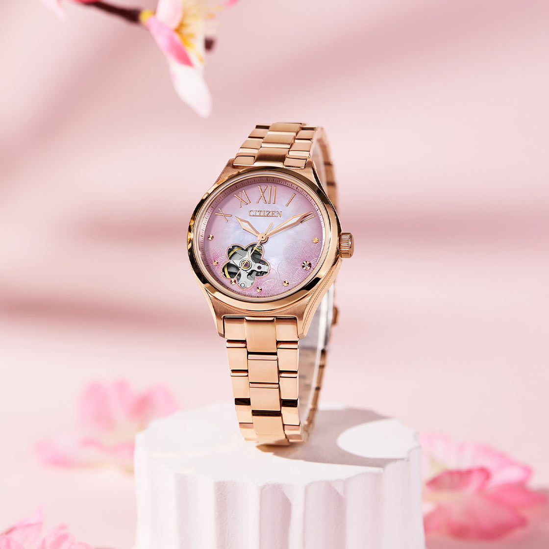 CITIZEN PC1017-70Y Automatic Sakura X Moon