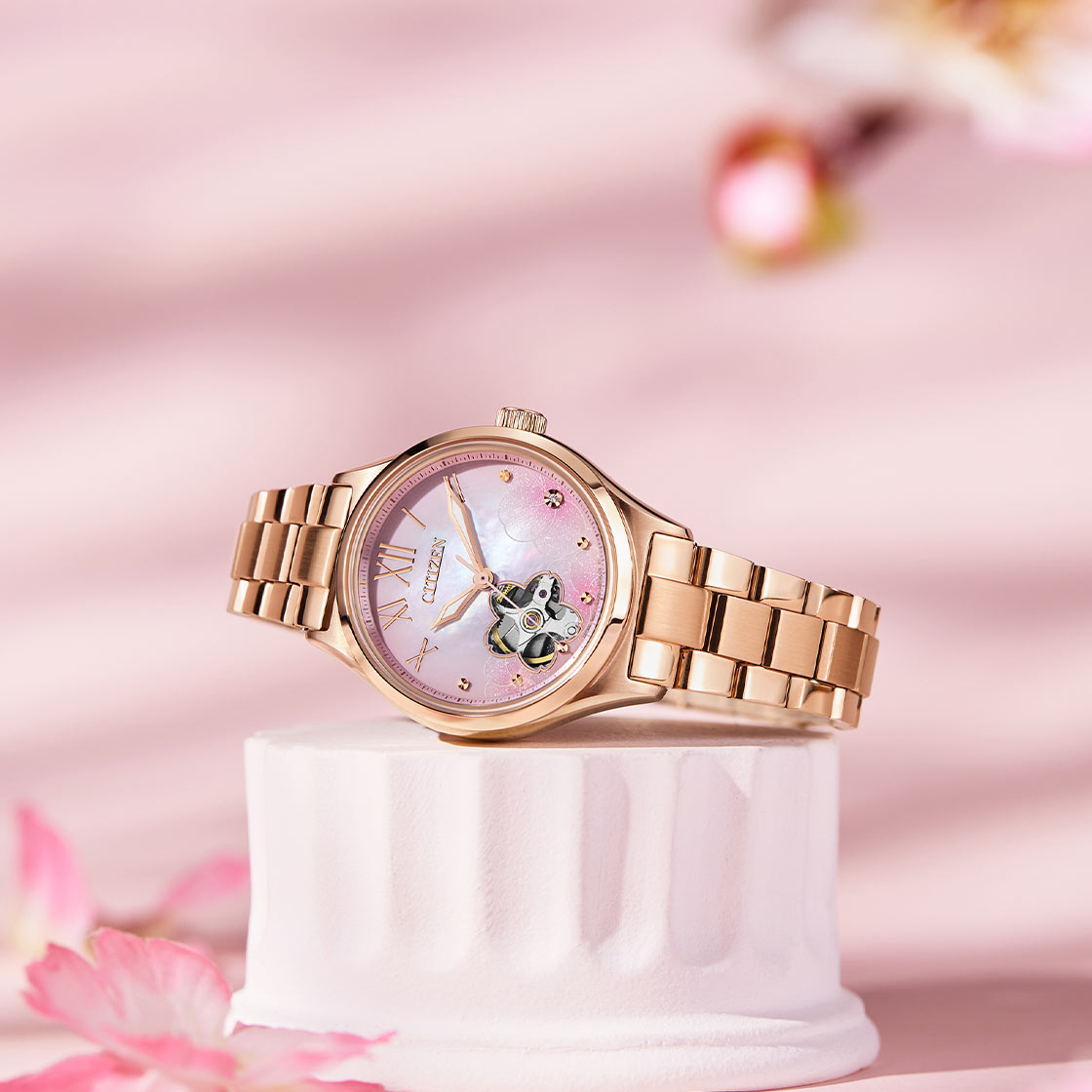 CITIZEN PC1017-70Y Automatic Sakura X Moon