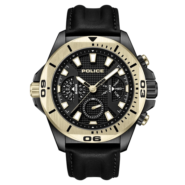 POLICE watches electrical orologio Uomo Analogico Al quarzo con cinturino in Pelle di vitello PEWJF0022503 POLICE watches electrical orologio Uomo Analogico Al quarzo con cinturino in Pelle di vitello PEWJF0022503